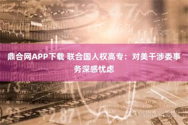 鼎合网APP下载 联合国人权高专：对美干涉委事务深感忧虑